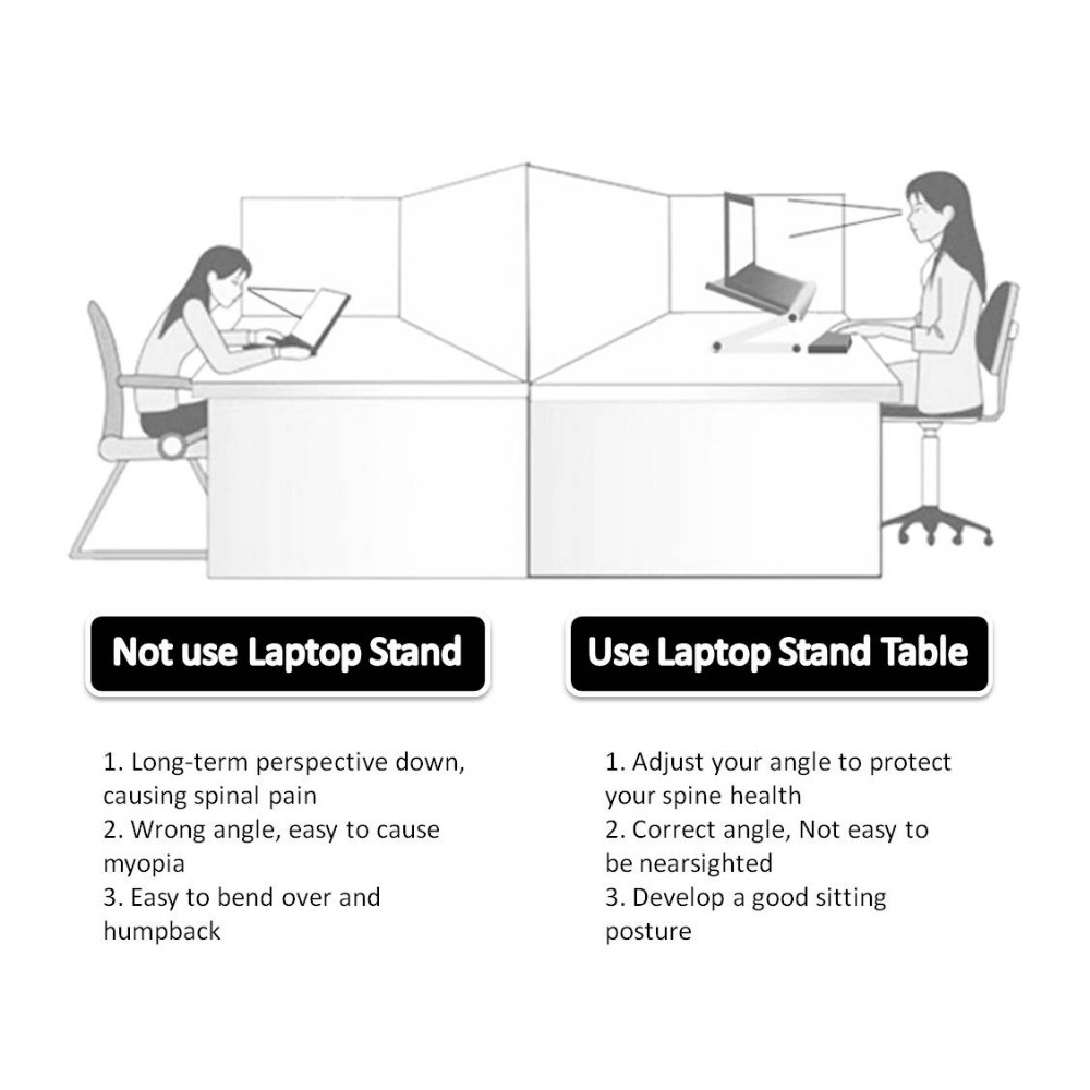 Adjustable Folding Laptop & Reading Stand - Image 4