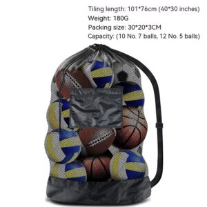 Basketball Mesh Carry Bag with Pocket