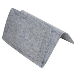 Felt Bedside Storage Caddy — Grey