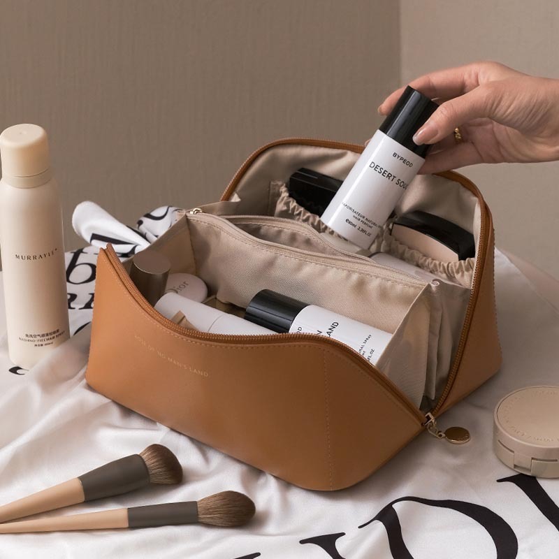 Zip-Open Travel Makeup & Toiletry Bag - Image 9