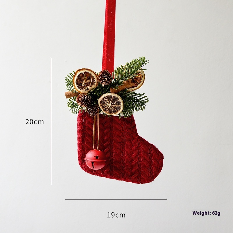 Decorative Knit Christmas Stocking - Image 9